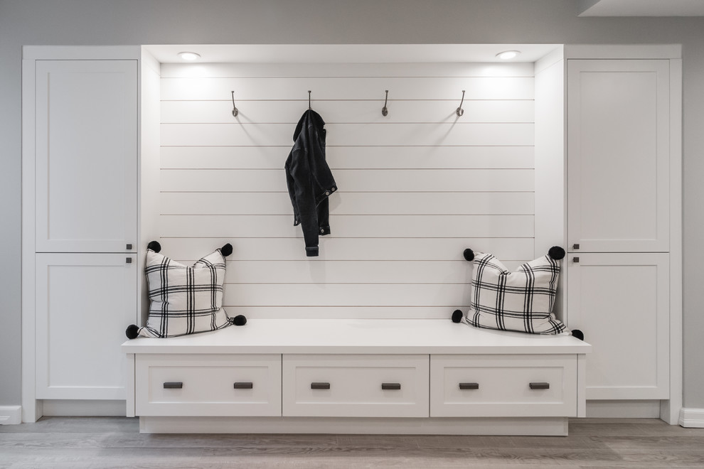 Transitional basement photo in Toronto