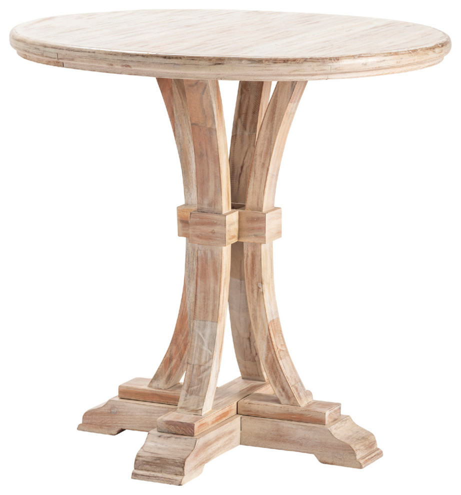 Bengal Manor End or Side Table, Light Brown Farmhouse Side Tables