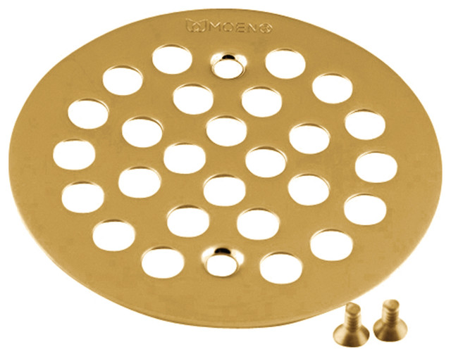 Moen Tub/Shower Drain Covers Brushed Gold, 101664BG Tub And Shower Parts by The Stock Market