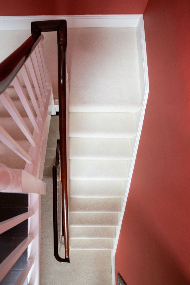 Example of a trendy staircase design in Sussex