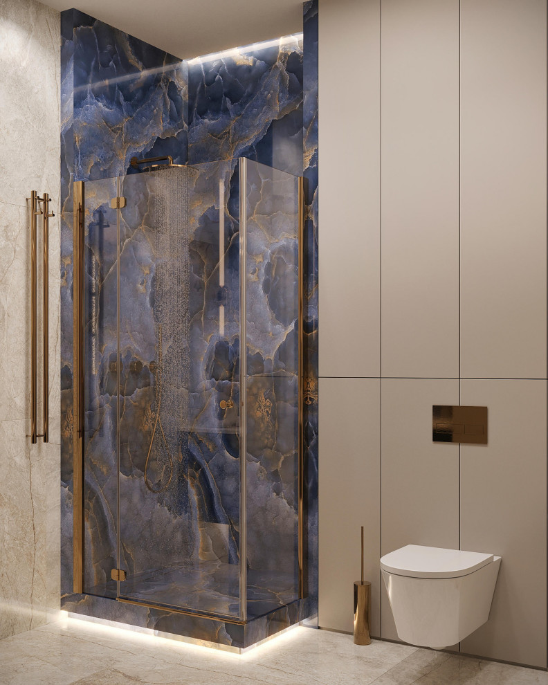 Роскошный дизайн квартиры в стиле современная классика в ЖК "Квартал Лахта парк"