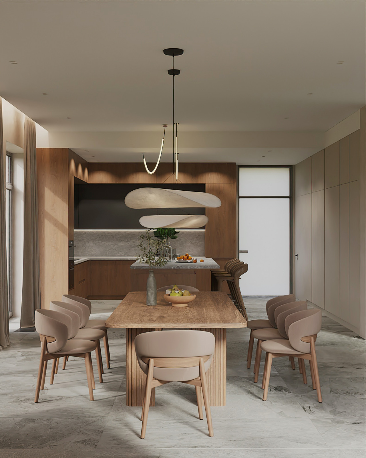 Дизайн интерьера в Образцово - 1 этаж