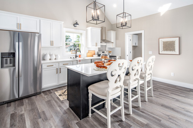 Ample Space transitional-kitchen