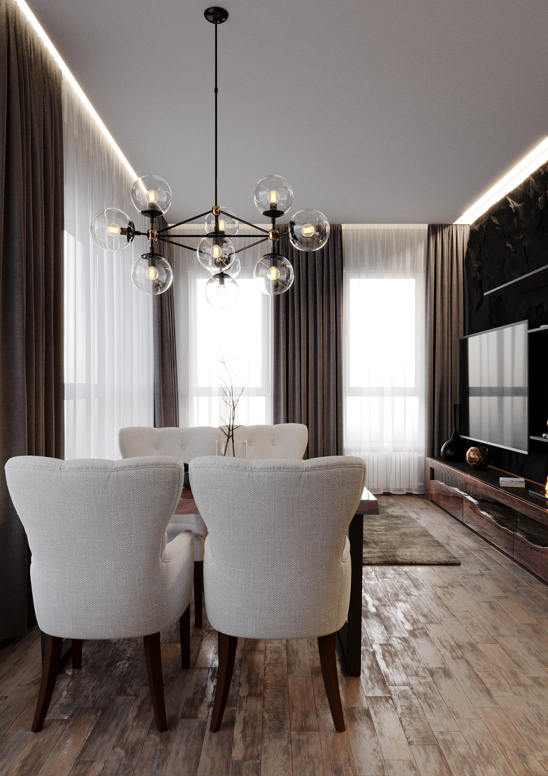 Гостиная-столовая