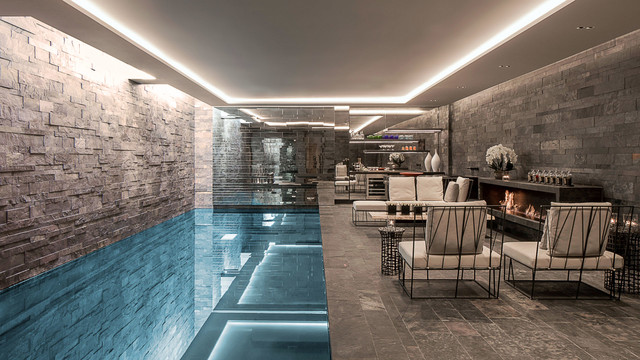 Luxury Townhouse di-transizione-piscina