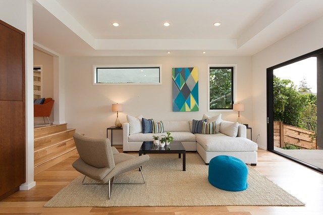 Berkeley Contemporary Home contemporary-vardagsrum