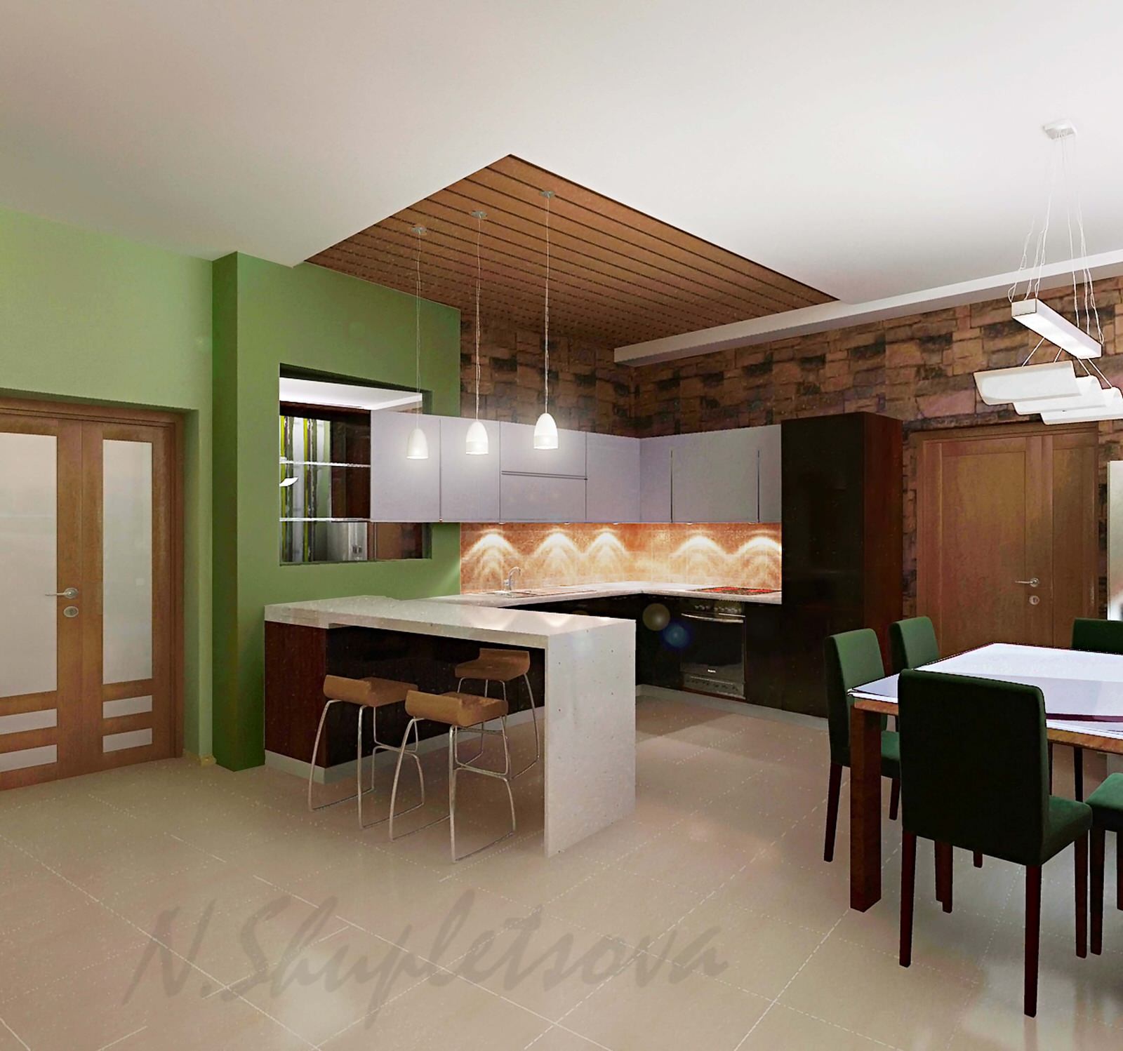 ЭСКИЗЫ коттедж в п.Зуброво