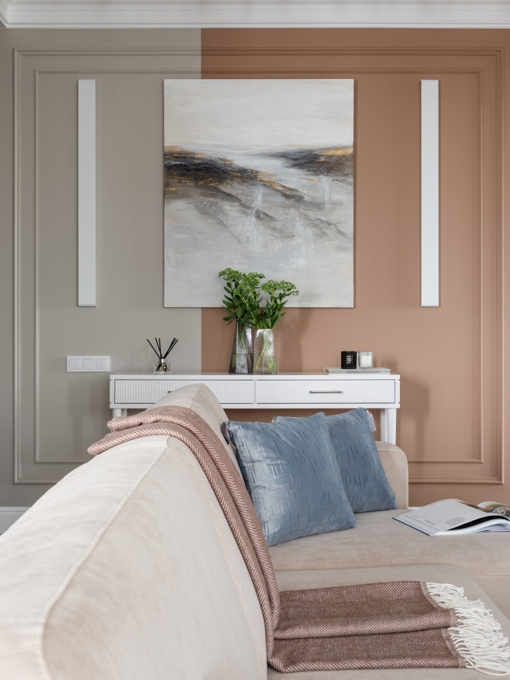 Реализация квартиры в стиле современная классика для семейной пары с ребенком