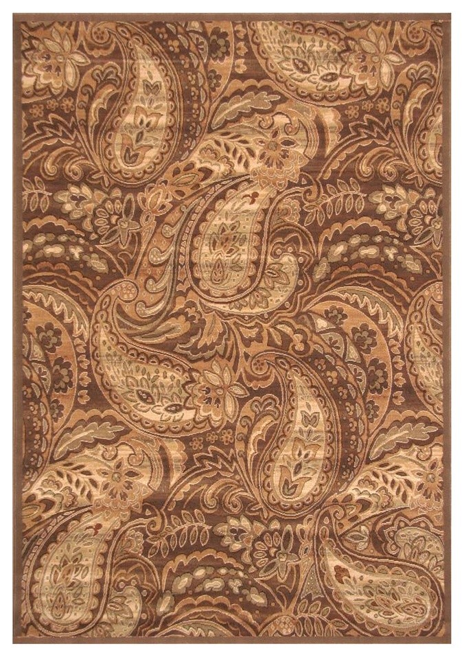 Paisley Area Rug, 91.2 in. L x 63.6 in. W, 24 lbs. - Area Rugs - by ...
