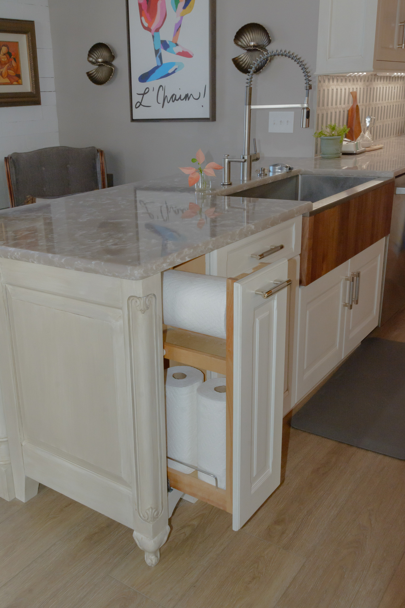 Eclectic Luxury Kitchen & Butler's Pantry
