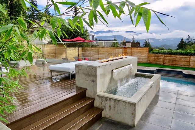 Home design - contemporary home design idea in Vancouver