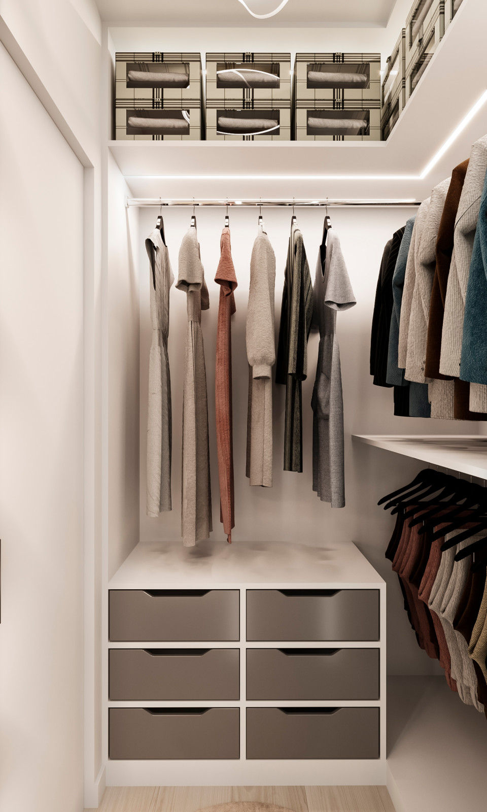 ДИЗАЙН ПРОЕКТ КВАРТИРЫ S=56,07 КВ.М.