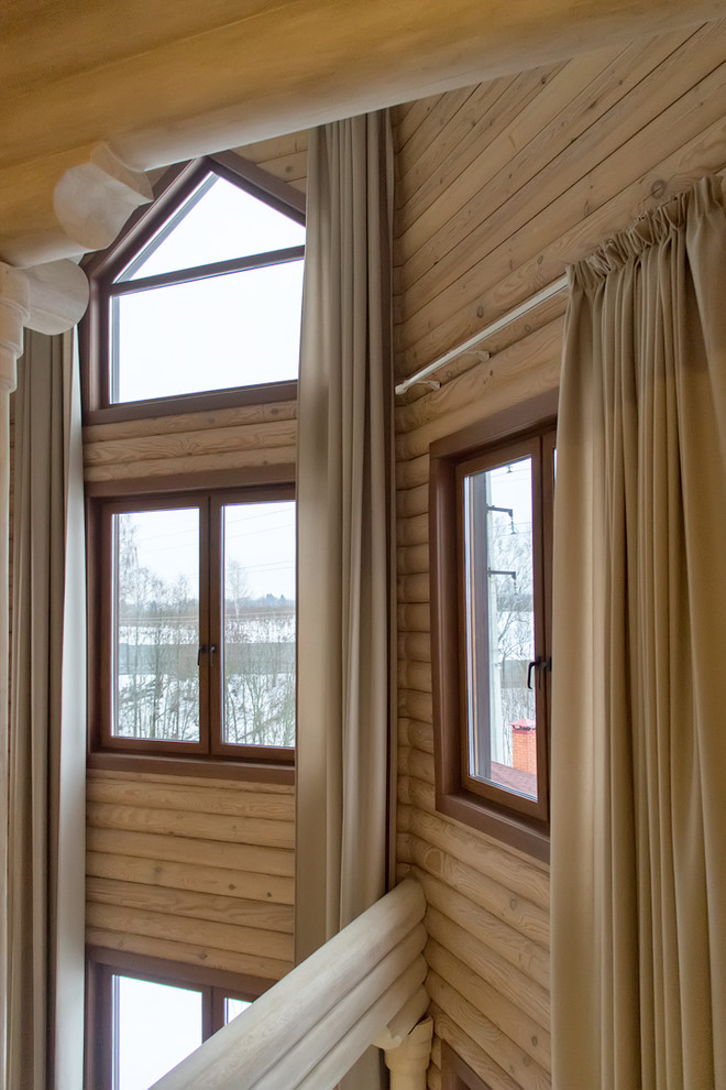 Бревенчатый дом в Подмосковье