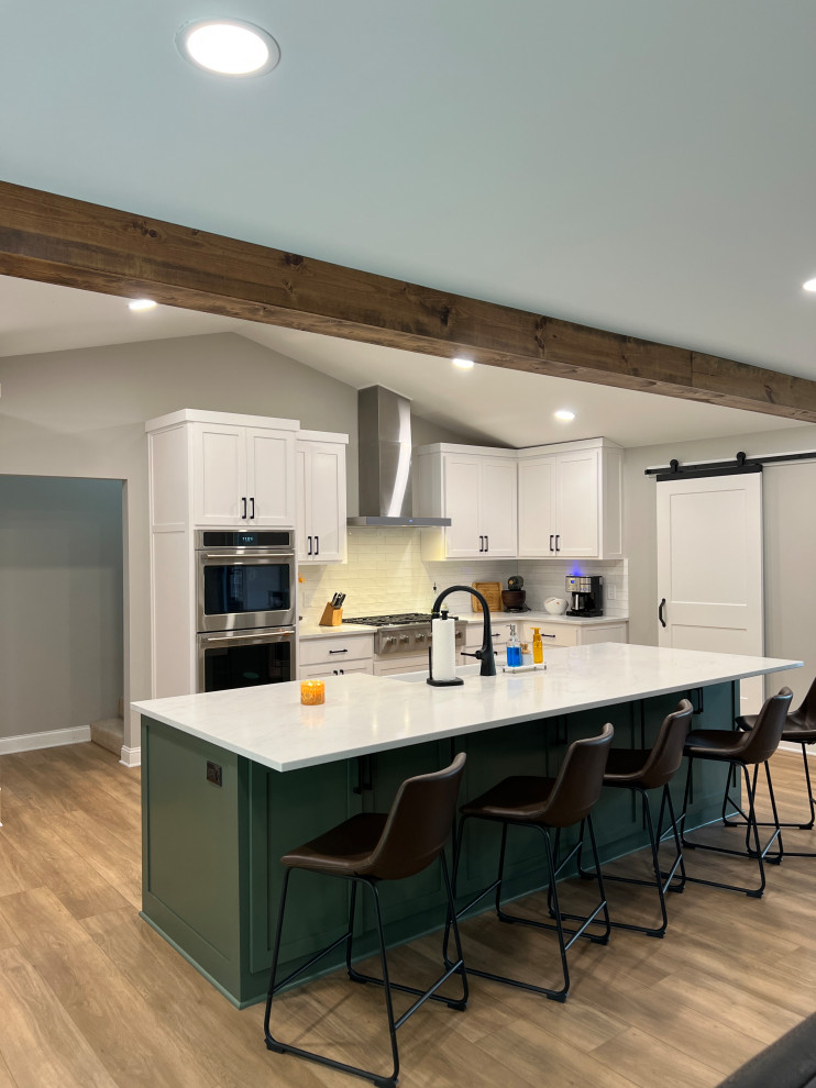 Sage Kitchen and Laundry Room