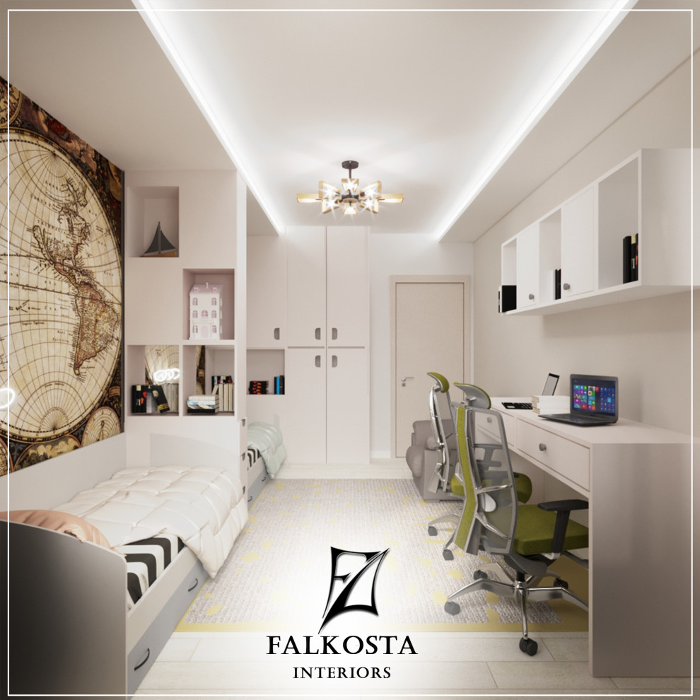 Дизайн интерьера в Нур-Султане. Стильная квартира от Falkosta