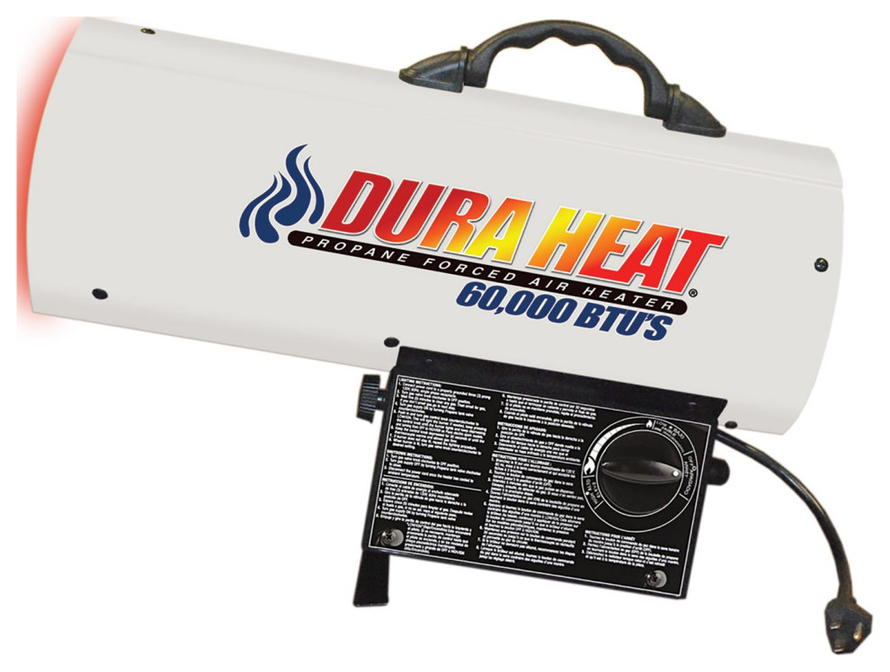 Dura Heat 30K60K BTUs Propane LP Forced Air Heater Modern Space