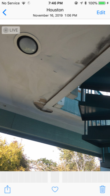 Water Leak Balcony