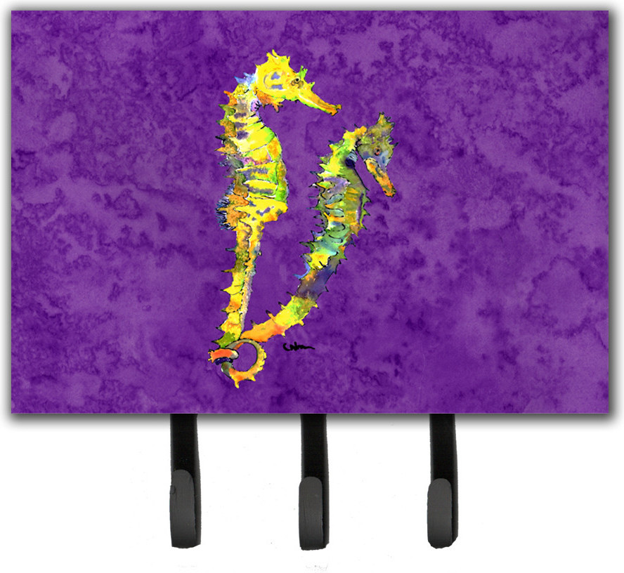 Seahorse Leash Key Holder Beach Style Wall Hooks By The Store