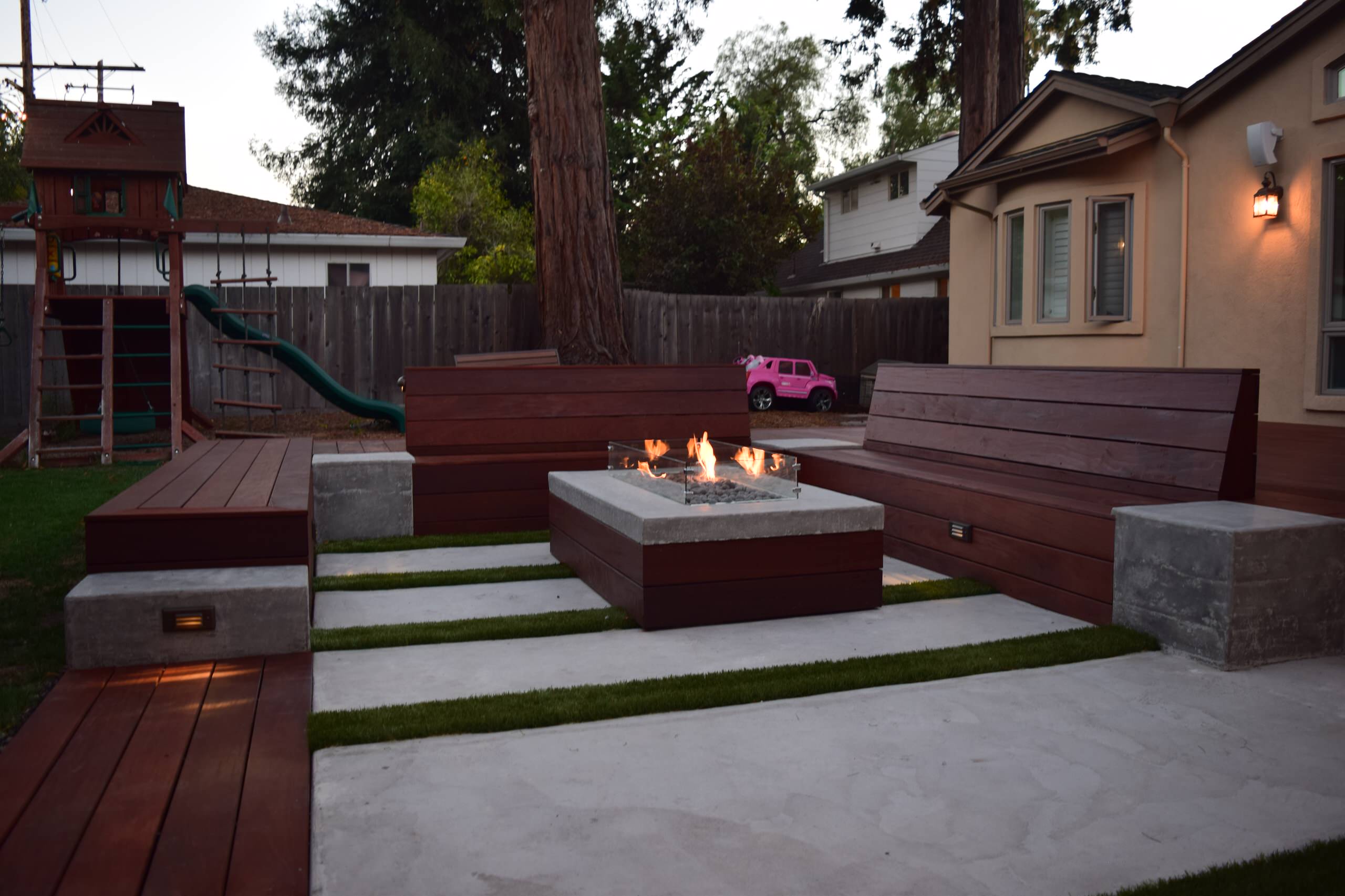 IPE Deck and Seating area