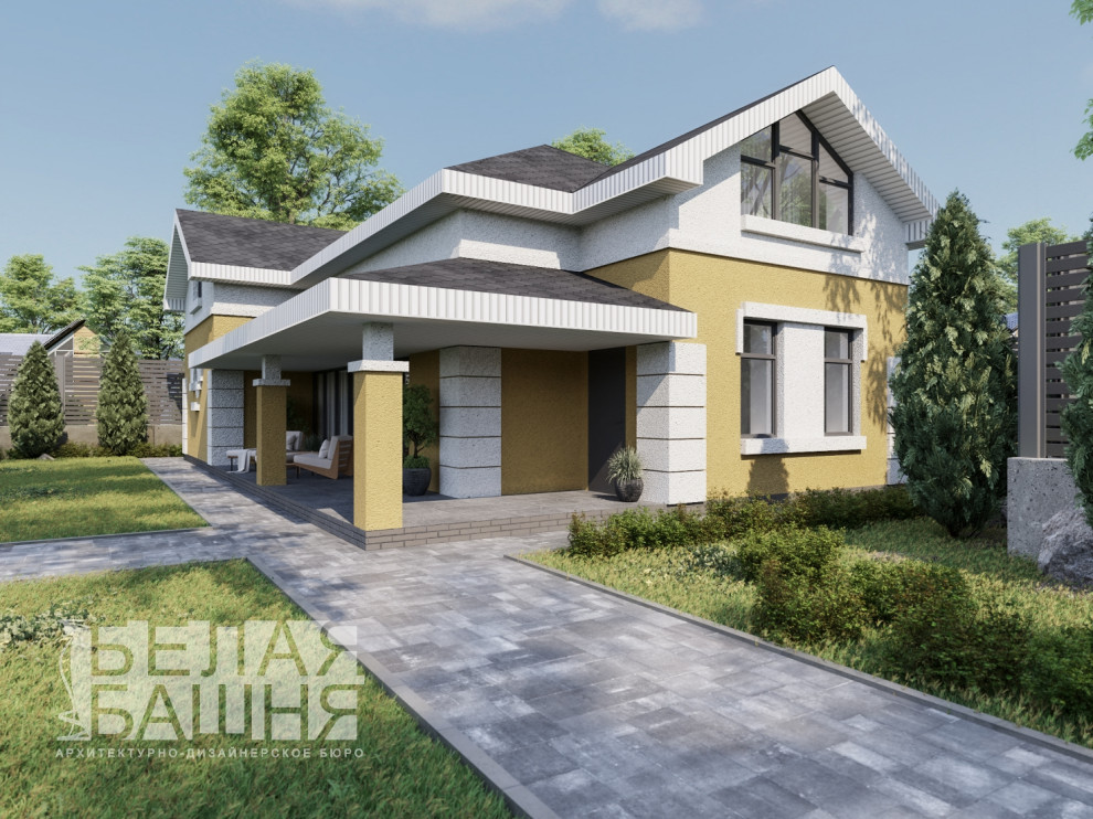 Гостевой дом с банным комплексом и бассейном общей площадью 176 кв.м.