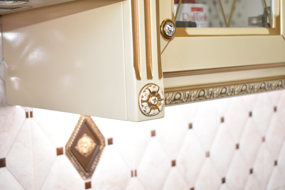 Кухня из массива бука, модель ЭКО