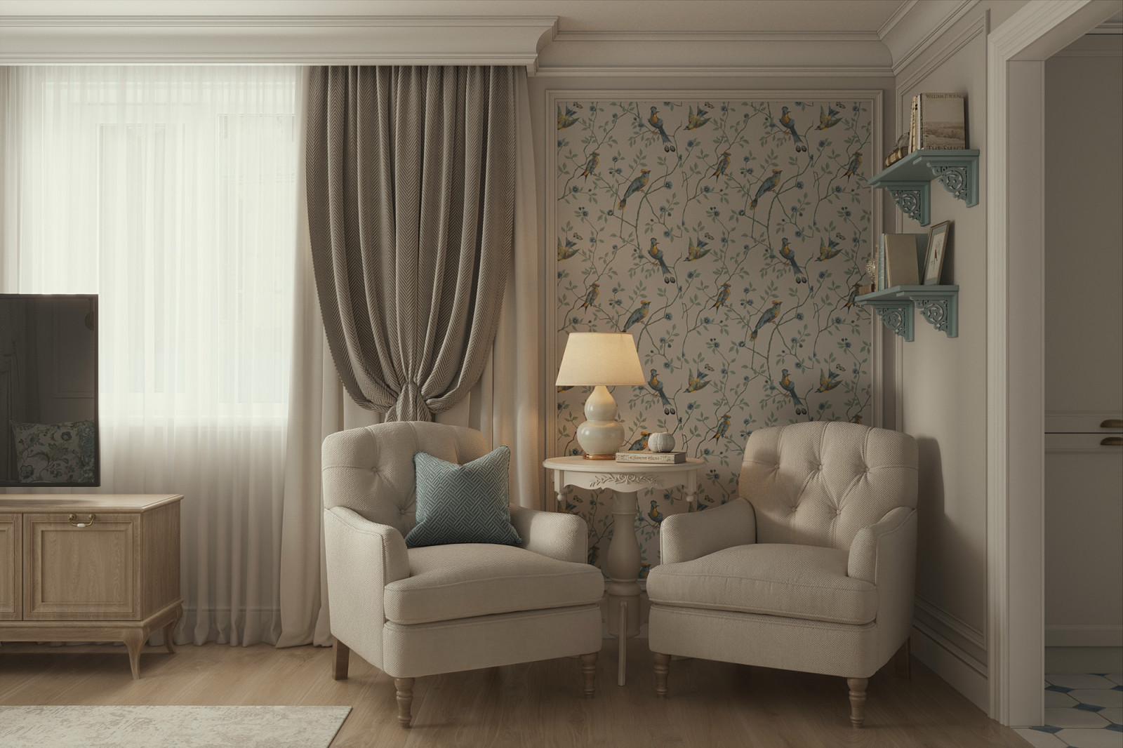 Дом в стиле прованс г. Бирюч (80 кв.м.)