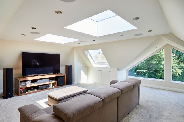 Loft Conversion in Orpington modern-family-room