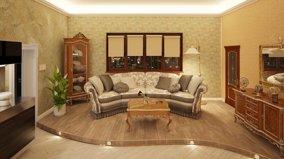 Дизайн интерьера гостиной для астронома - любителя.