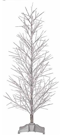 Pre Lit Battery Operated Silver Fiber Optic Christmas Twig Tree Multi 3 Pre Lit Battery Operated Silver Fiber Optic Christmas Twig Tree Multi 3
