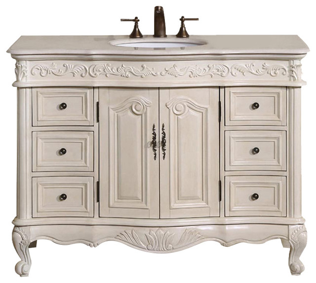 Bathroom Cabinets Victorian charlotte single sink bathroom vanity 48" - victorian - bathroom Bathroom Cabinets Victorian charlotte single sink bathroom vanity 48" - victorian - bathroom