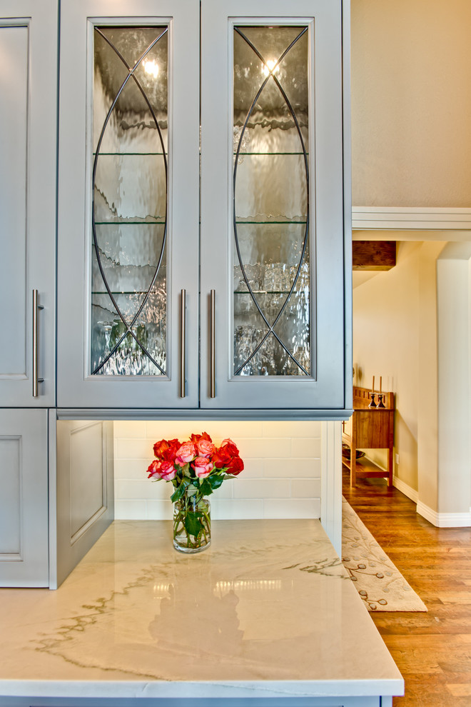 Inspiration for a transitional kitchen remodel in Denver