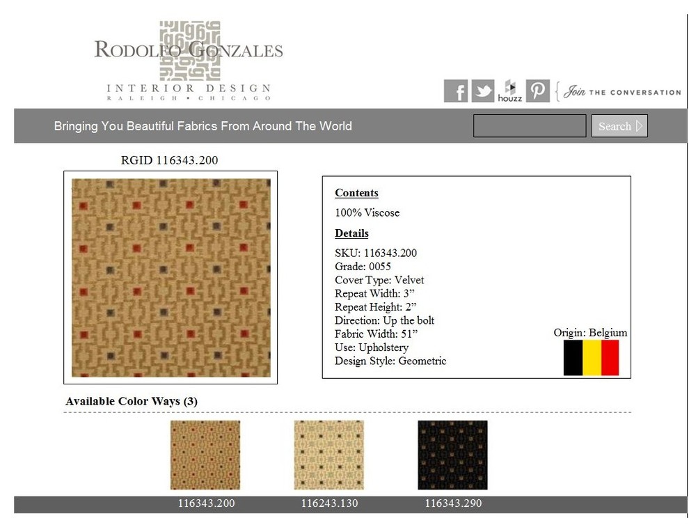 Rodolfo Gonzales Private Label Textiles