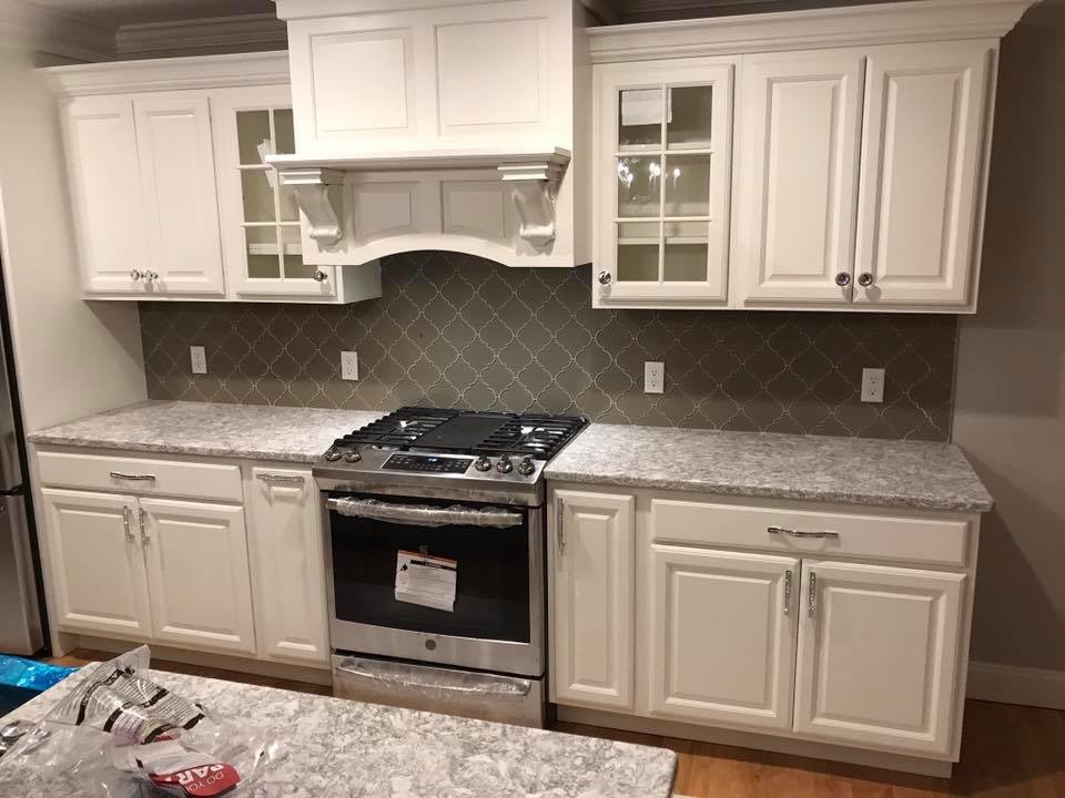 Example of a transitional kitchen design in Boston