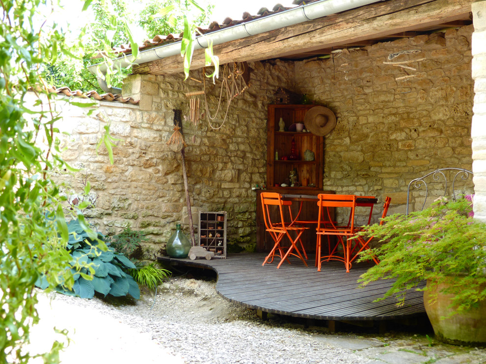 Country patio in Nancy.