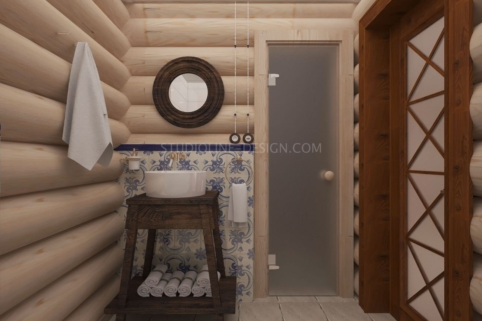 Дизайн интерьера дачи из сруба