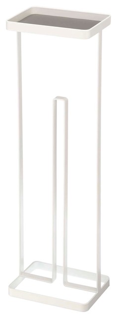 Tower Toilet Paper Stand With Tray - Contemporary - Toilet ...