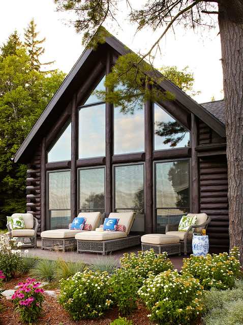 Rustic Patio rustico-porche