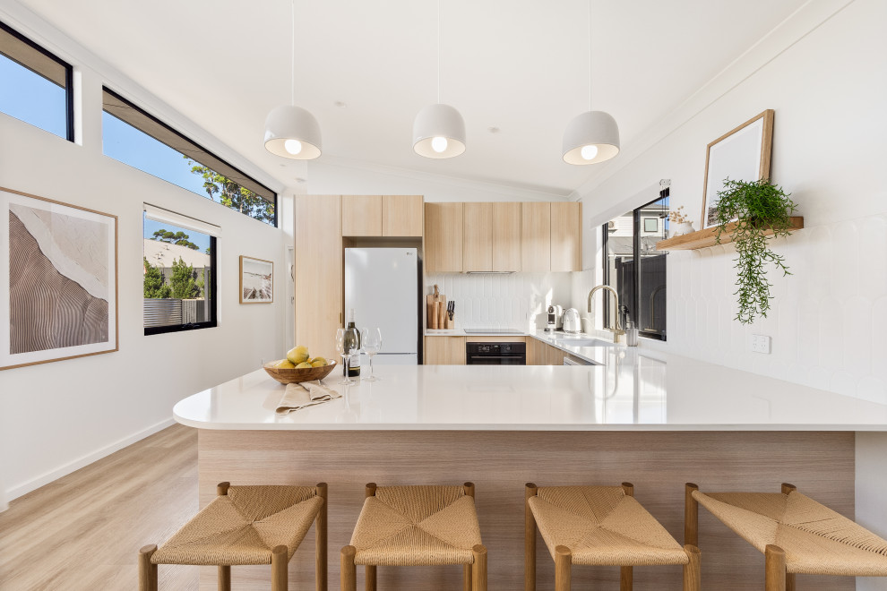 This is an example of a scandinavian kitchen in Perth.