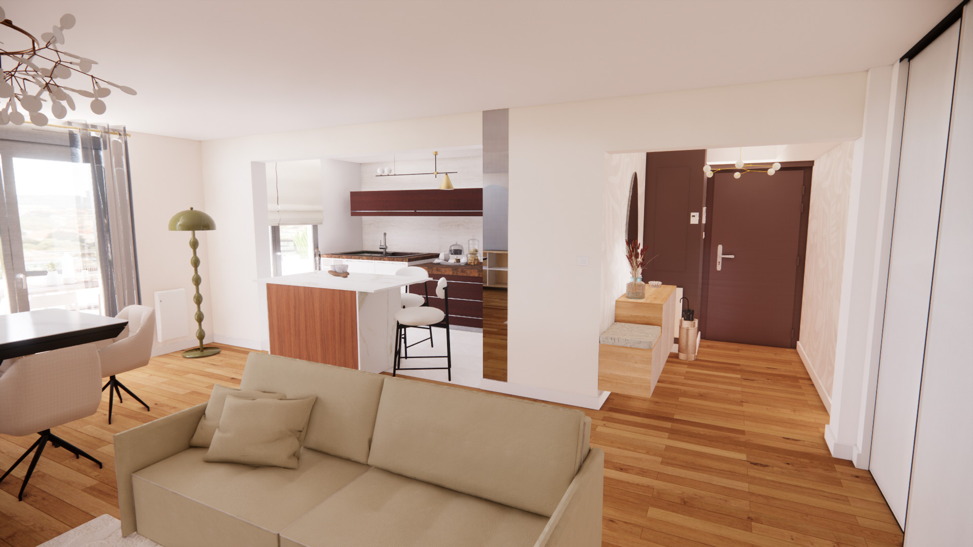 PROJET 3D - Aménagement d'une pièce de vie