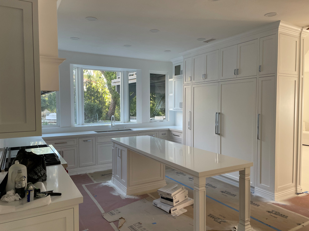 White on White Calabasas Progress