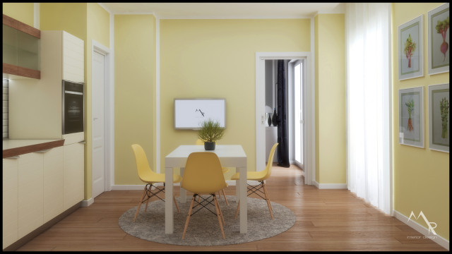 Appartamento Gadaleta minimalistisch-kueche