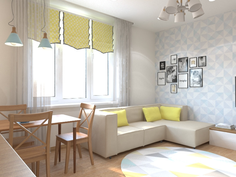 Проект квартиры в скандинавском стиле