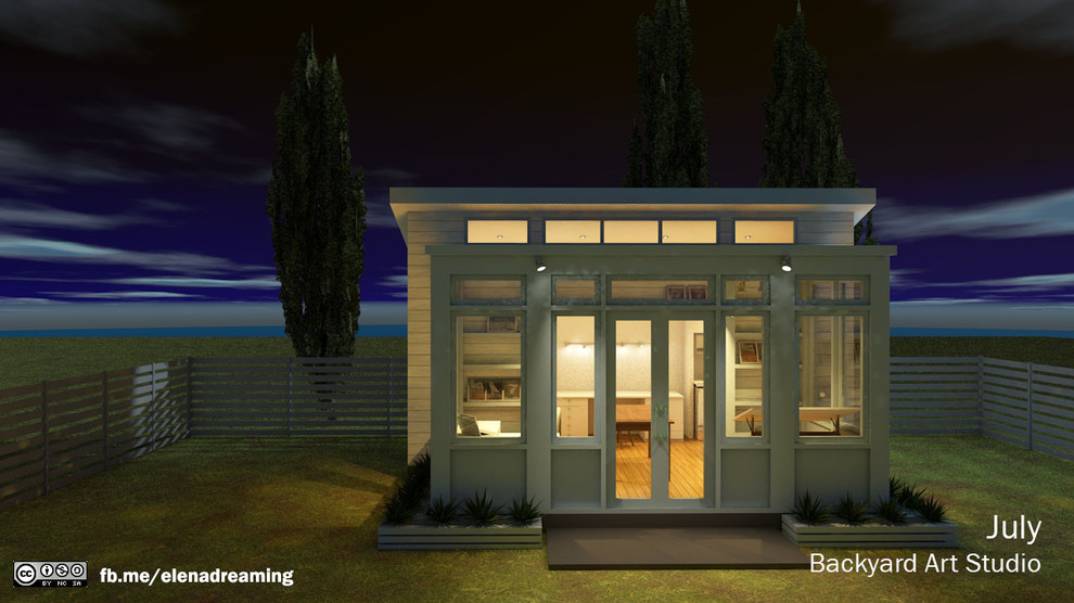 Backyard Art Studio July