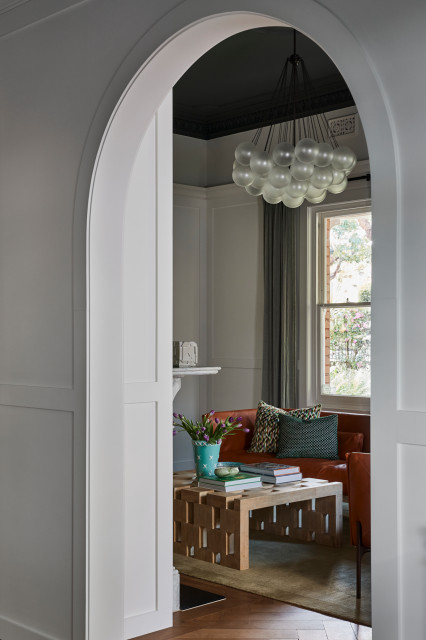 Mosman Residence transitional-living-room