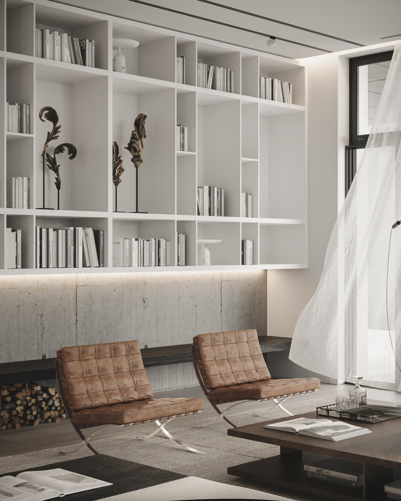 The Whale – Minimalist modern living room