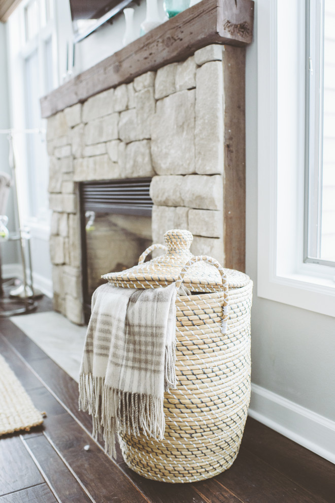 Inspiration for a beach style home design remodel in Minneapolis