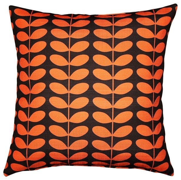 Pillow Decor - Mid-Century Modern Orange Throw Pillow 20x20 ...