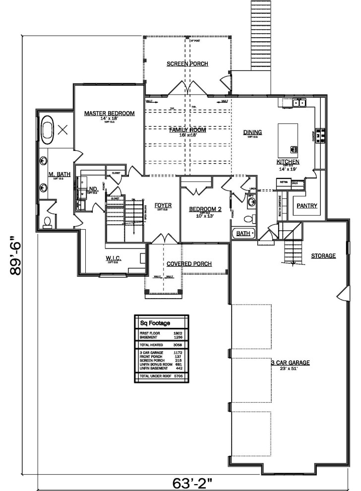 Plan No. 3058