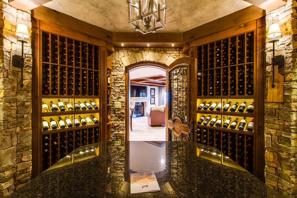 Custom Octagon Wine Cellar