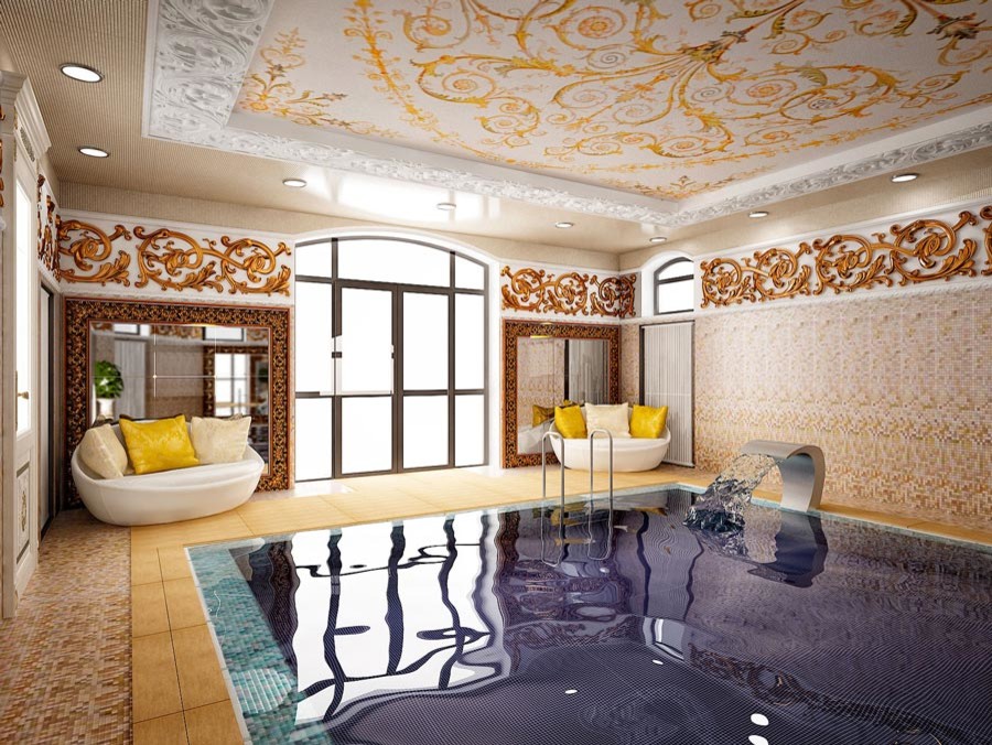 Роскошная классика в современном коттедже